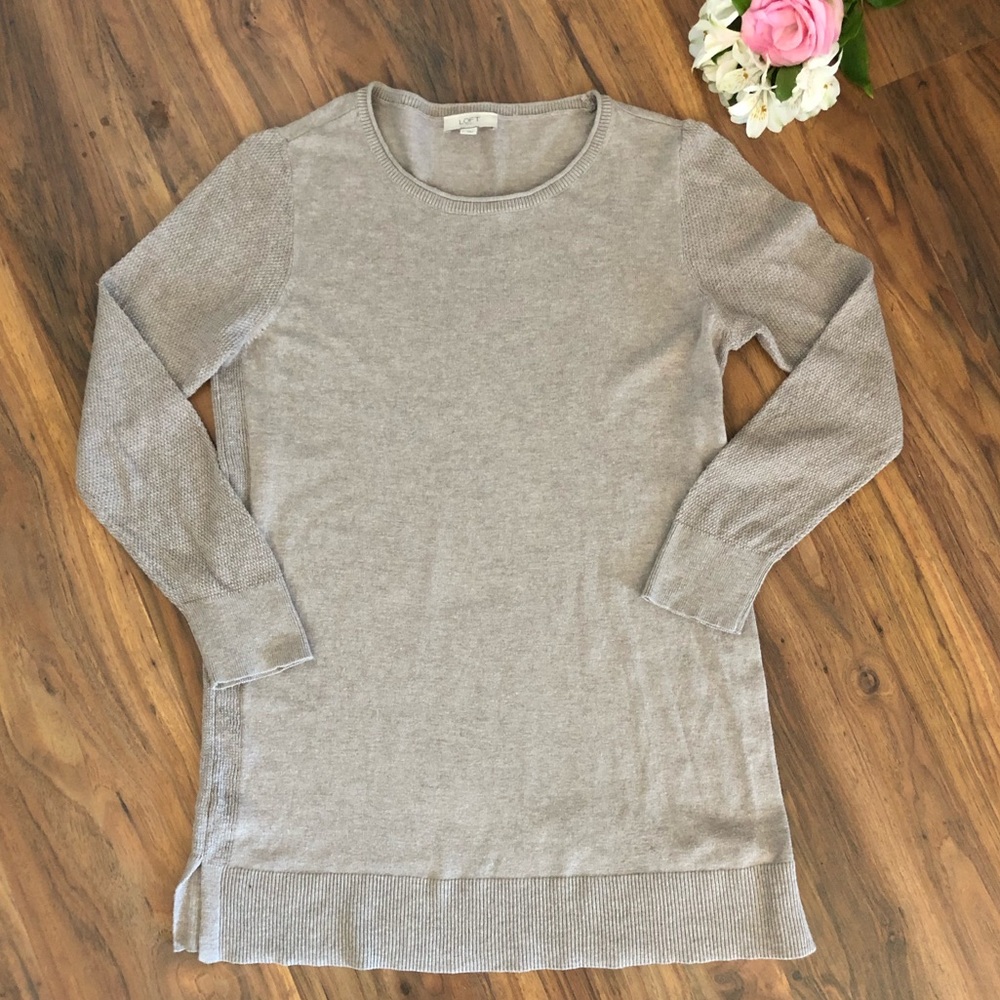 LOFT Outlet Sweater Dress Sz LG